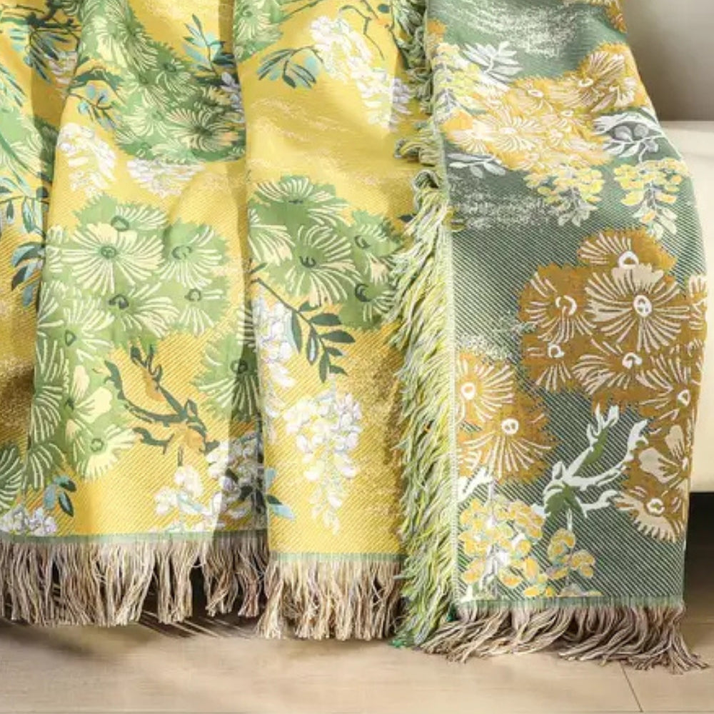 BowLift | Lush Mulberry Trees Cotton Blanket