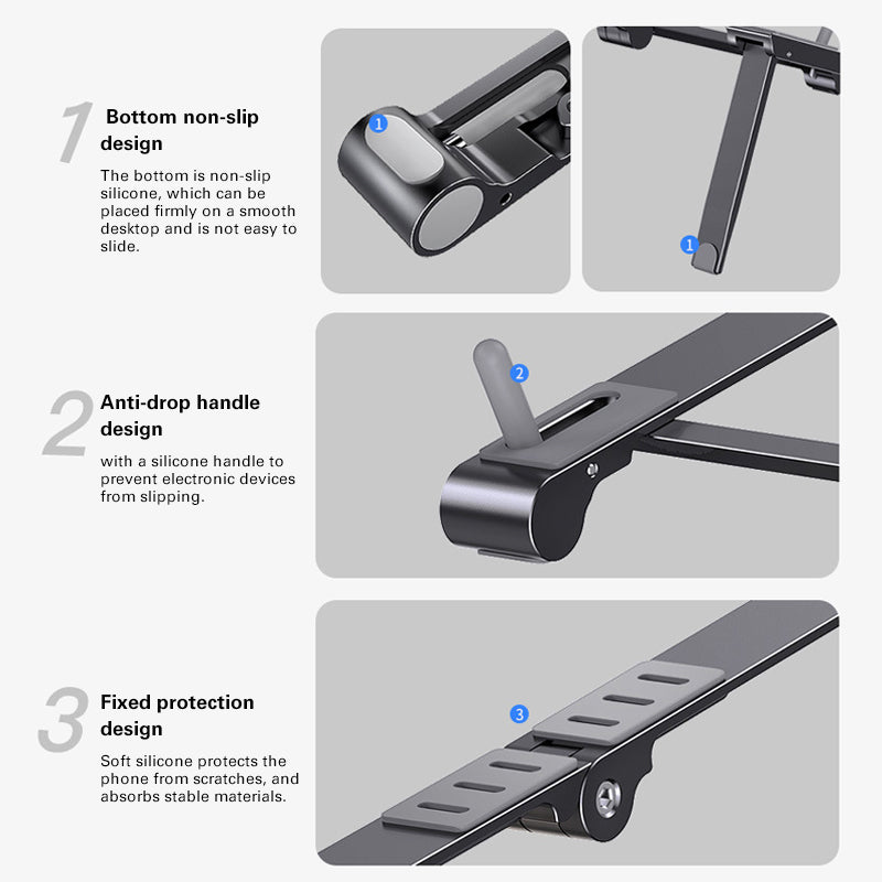 BowLift | Portable Aluminum Foldable Laptop Stand