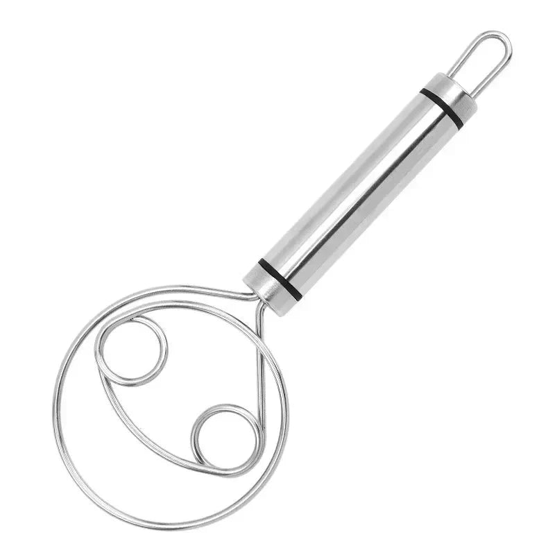 BowLift | Robust Stainless Steel Danish Dough Whisk – Durable, Ergonomic Design for Versatile Baking & Cooking