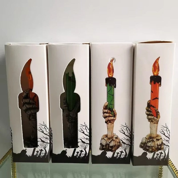 BowLift | SpookHand LED Skeleton Hand Candle Halloween Decoration