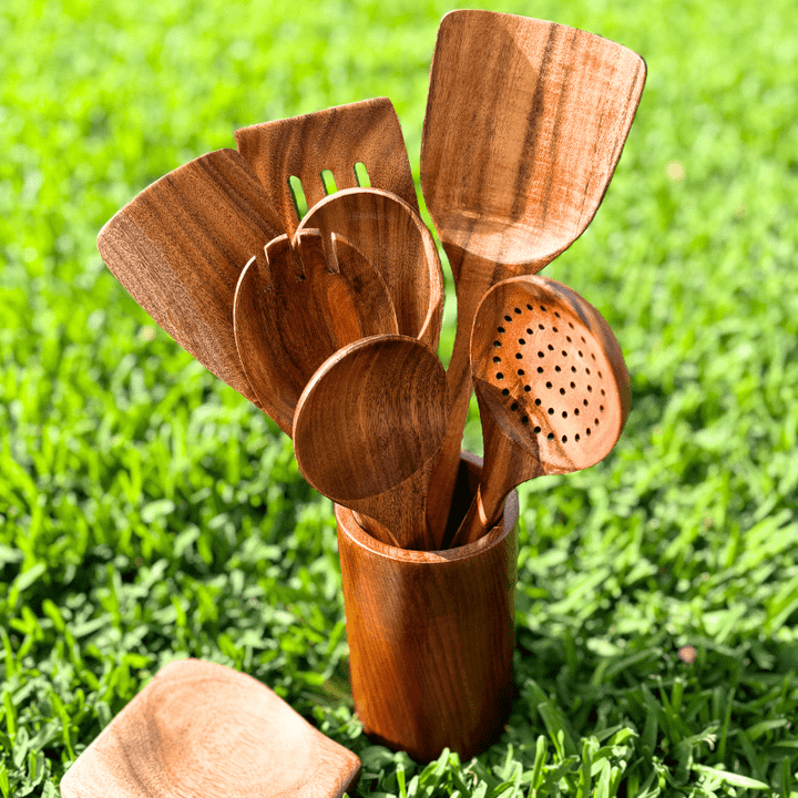 BowLift | Sustainable wooden cooking utensil set