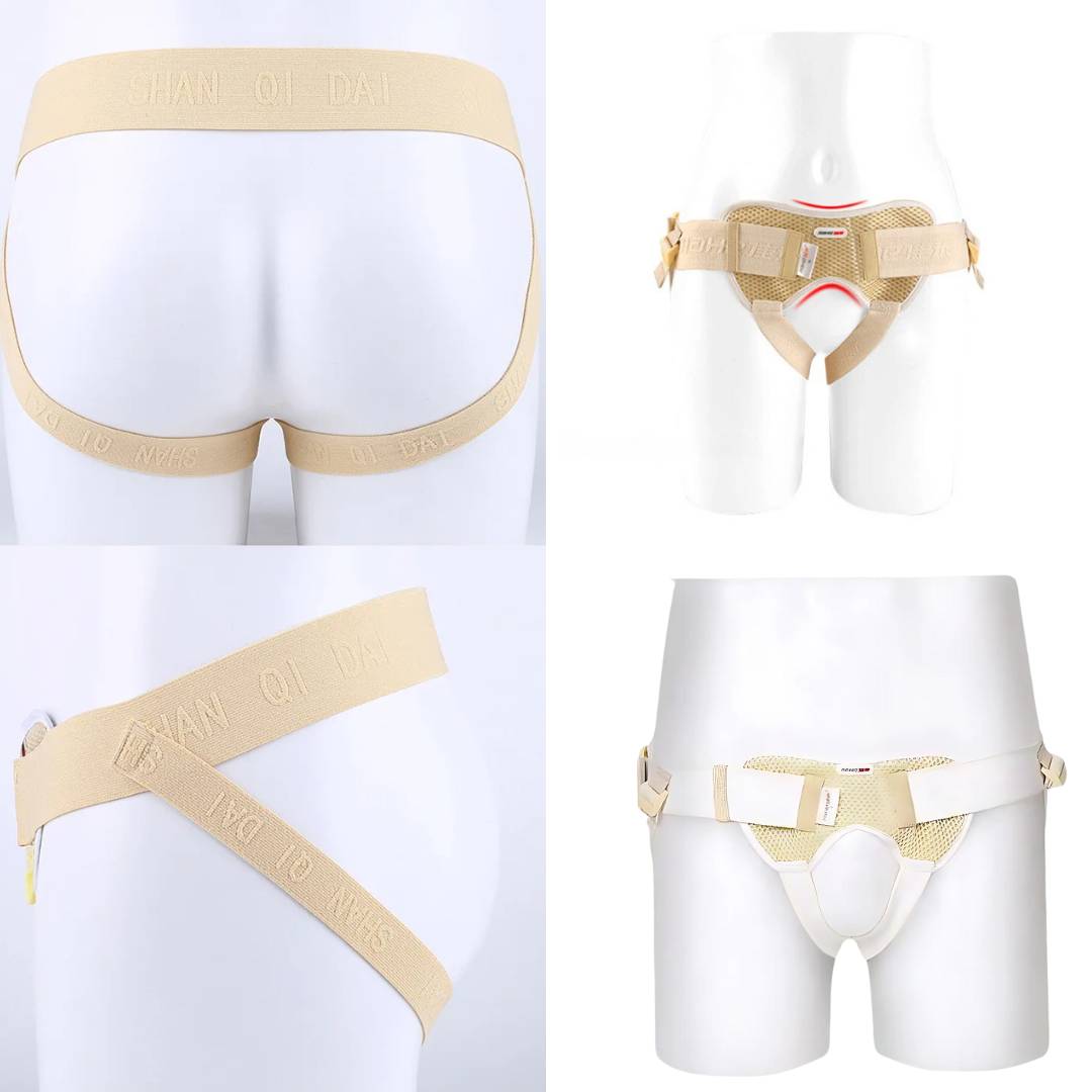 ReliefGuard Adjustable Inguinal Hernia Support Belt | Comfortable Breathable Inguinal Hernia Brace for Men - Improves Mobility Bowlift