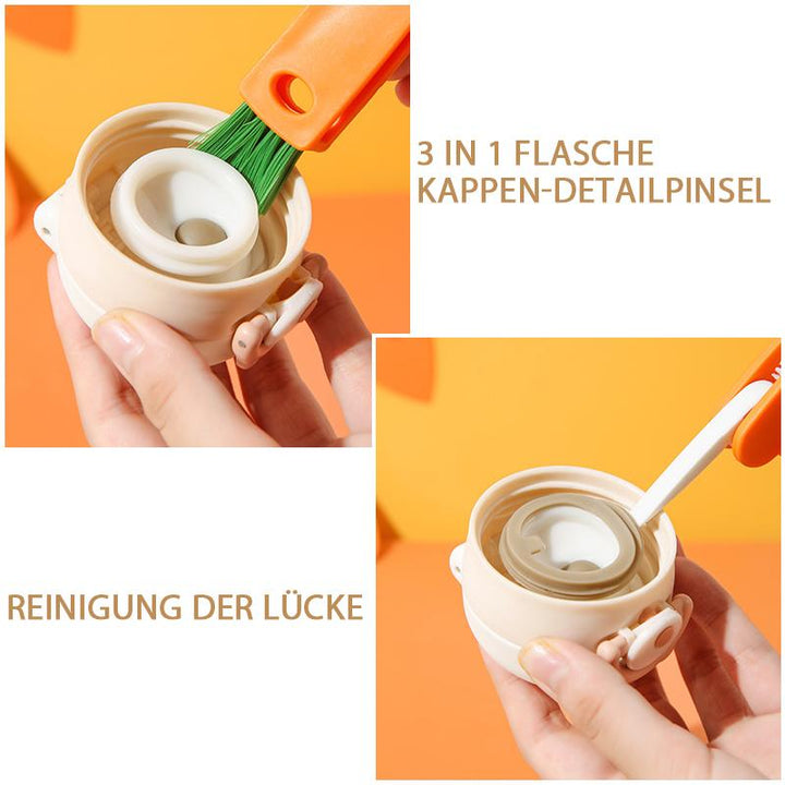 BowLift | Creative 3-in-1 Multifunctional Cleaning Brush for Cup Lids