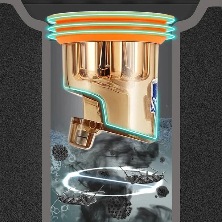 Universal double deodorant floor drain core | Bowlift