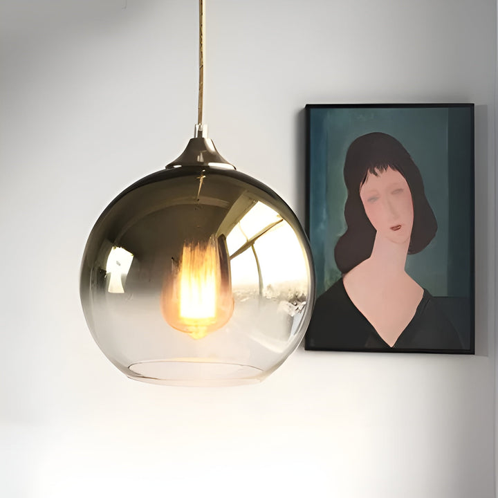 Industrial Glass Pendant Light with LED – Modern & Decorative | Ideal for Kitchens, Dining Rooms & Bars | Bowlift