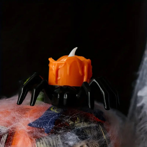 BowLift | ️Halloween Spider Tealights Spooky Electric Flickering Artificial Candles