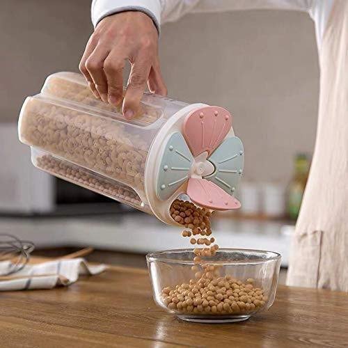 4 Grid Food Cereal Container Jar 2500Ml Bowlift