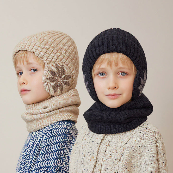 BowLift | Kids Winter Fleece Scarf Suit Knit Hat