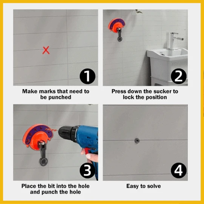 BowLift | Glass Tile Hole Opener Bit Positioner