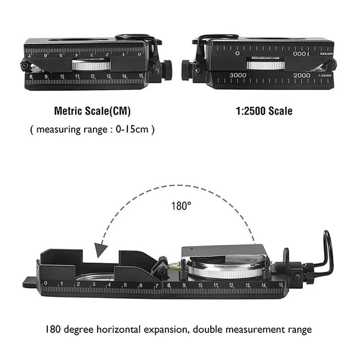 BowLift | Multifunctional Military Aiming Navigation Compass
