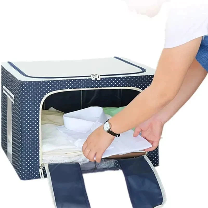 Folding Storage Box For Clothes - 55 Ltr Bowlift