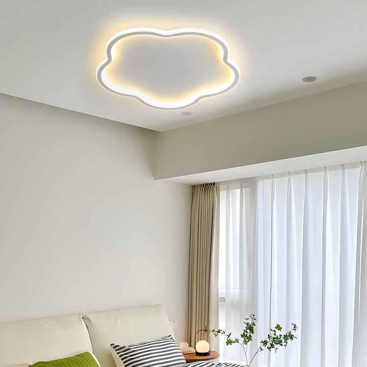 Nordic ceiling light in pentagram design – aluminum ceiling lamp for bedroom | Bowlift