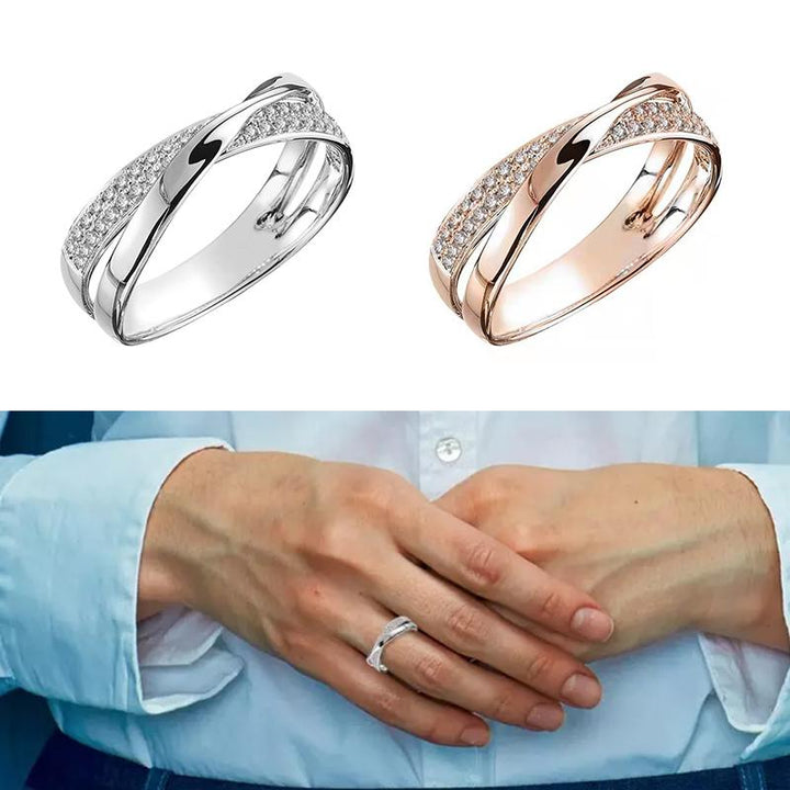 BowLift | X Shape Cross Ring for Women
