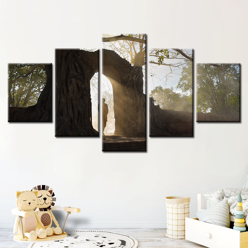 Under The Arch 5 Piece - Canvas Wall Art Painting | Bowlift