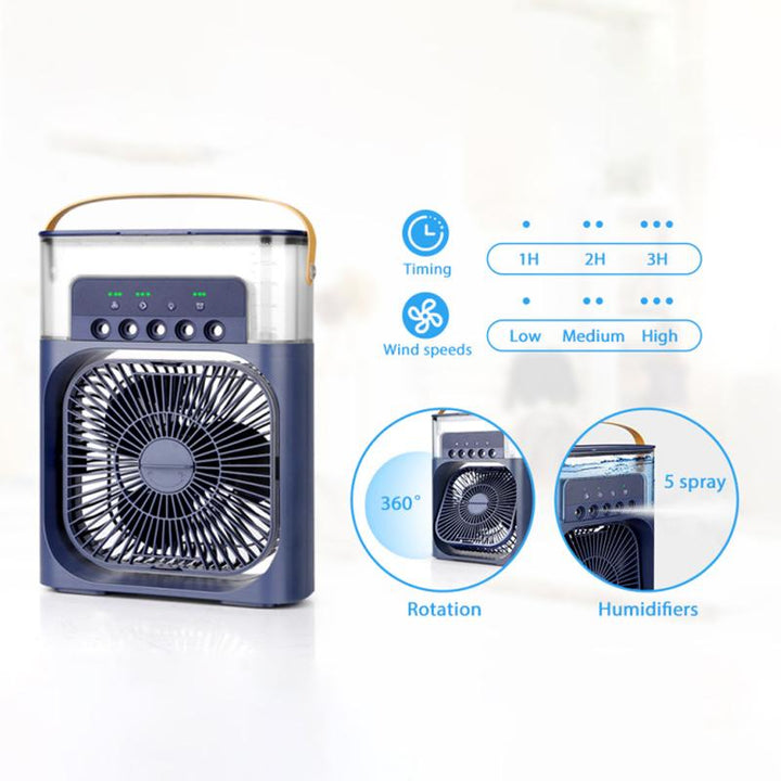 Spray Cooling Fan with Water Can | Bowlift