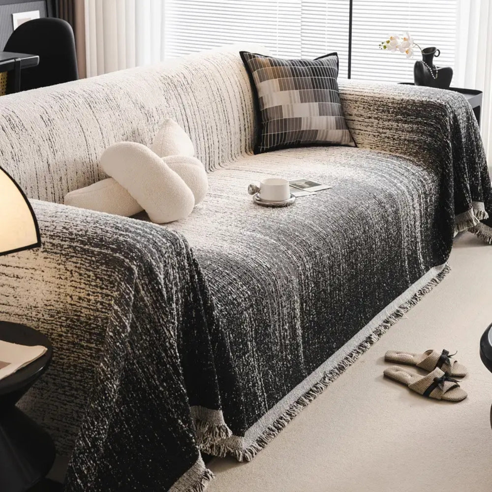 BowLift | Neutral Tone Chenille Sofa Cover