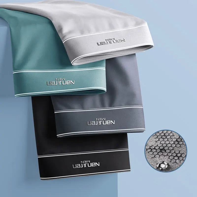 CoolSilk 4-piece ice silk boxers with graphene technology | Bowlift
