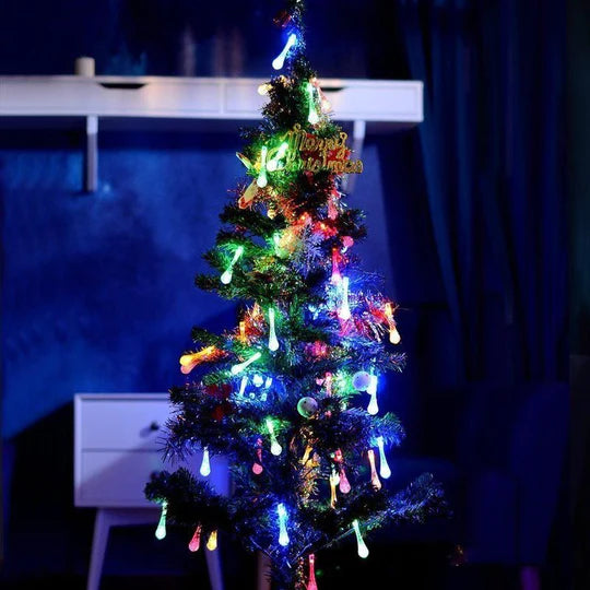 BowLift | Water Drop Solar String Lights