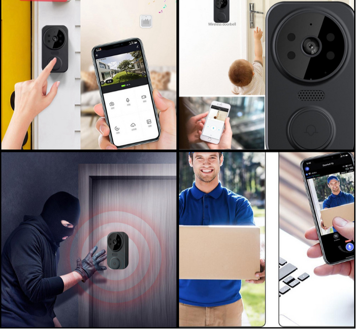 Noctiq Smart Wi-Fi Video Doorbell - HD Camera, Night Vision, Motion Sensor | Bowlift