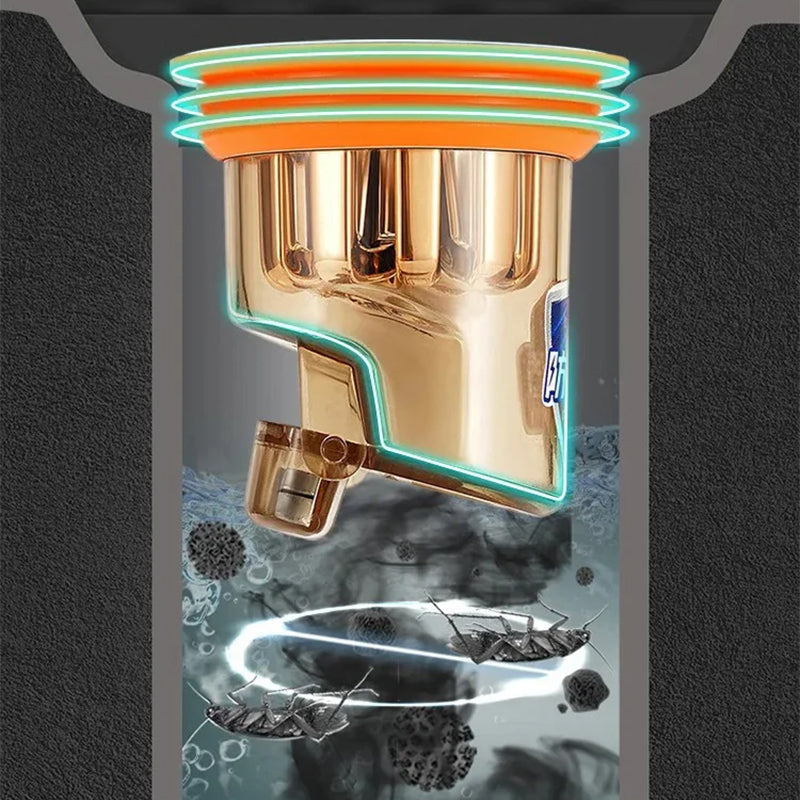 BowLift | Universal double deodorant drain core