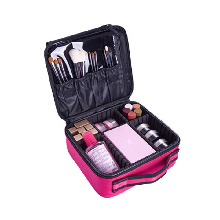 Makeup Cosmetic Storage Case with Adjustable Compartment | Bowlift