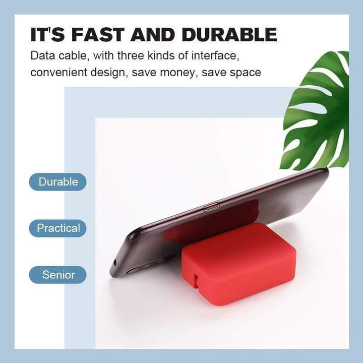 BowLift | 4-in-1 Data Cable Phone Stand