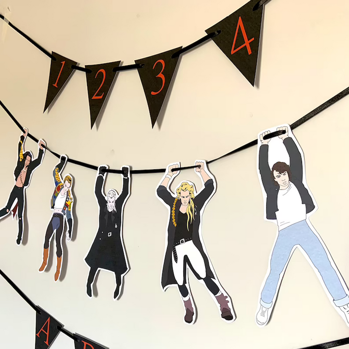 BowLift | Halloween Santa Carla Vampire Garland Horror Decoration