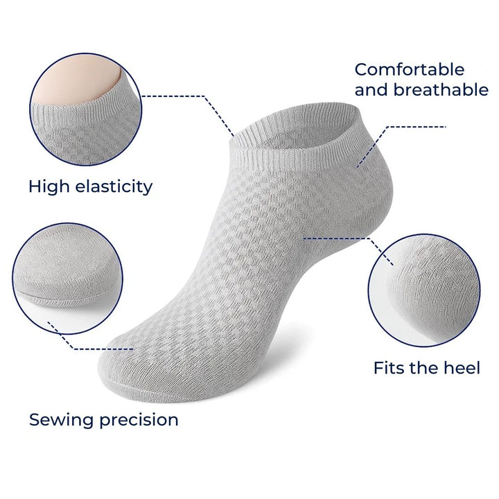 Cut Socks – Moisture-Wicking – Soft Elastic Fibre – Sweat-Free All-Day Comfort – Durable Odour Control Bowlift