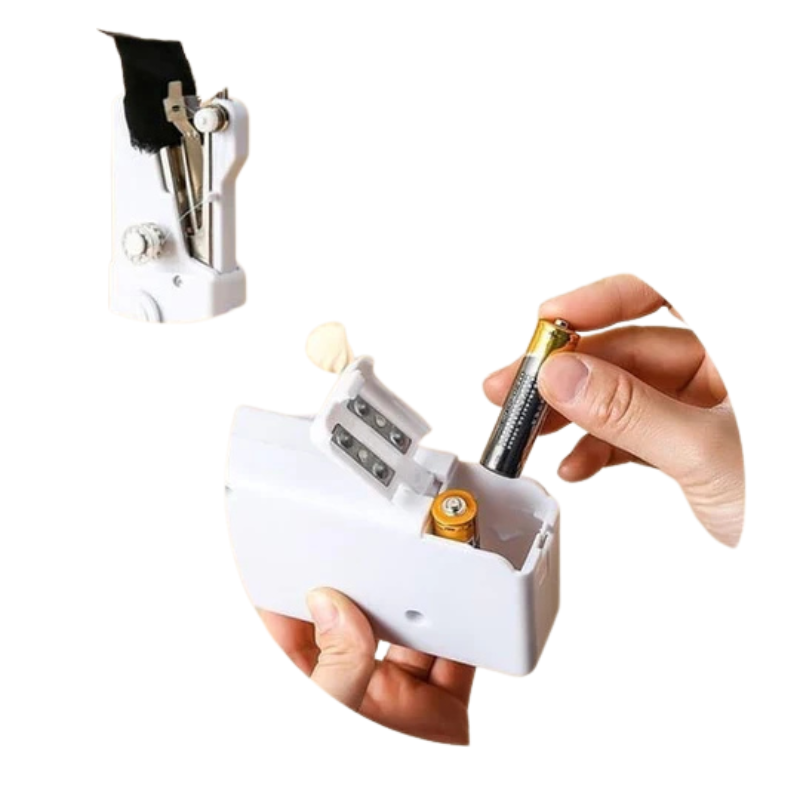 Portable handheld sewing machine for quick repairs Bowlift