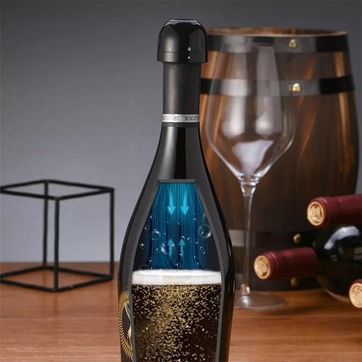 Reusable Leakproof Silicone Sealed Champagne Wine Bottle Stopper | Bowlift