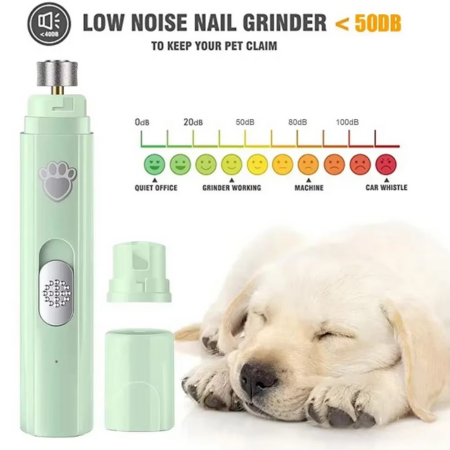 BowLift | Rechargeable Electric Dog Nail Grinder with Polisher Wheel for Small and Large Pets