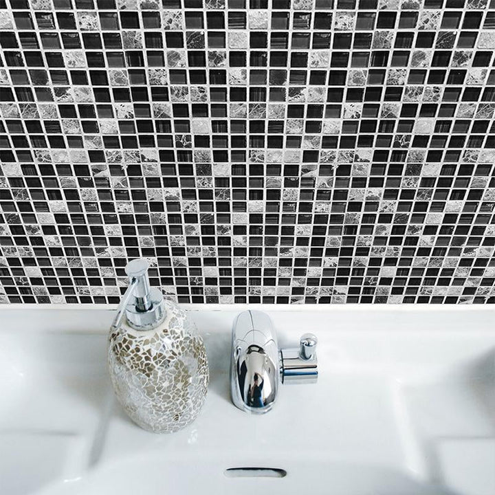 BowLift | Black Mosaic Creative Tile Stickers