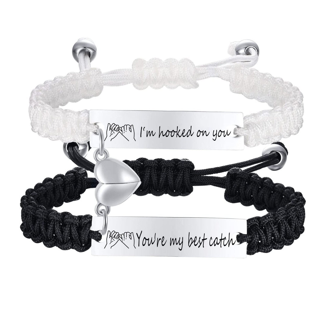 BowLift | Magnetic Couple Braided Bracelets