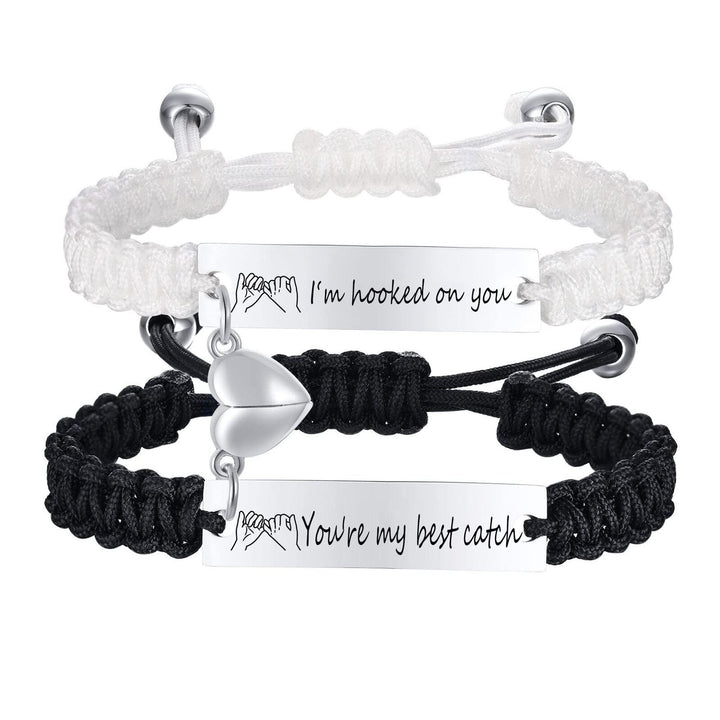BowLift | Magnetic Couple Braided Bracelets