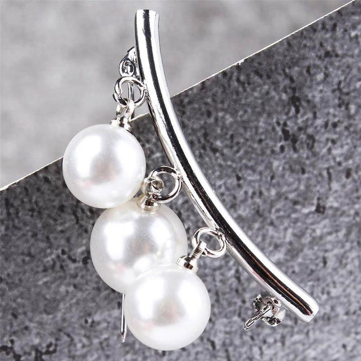 BowLift | Nail-free pearl scarf ring waist buckle