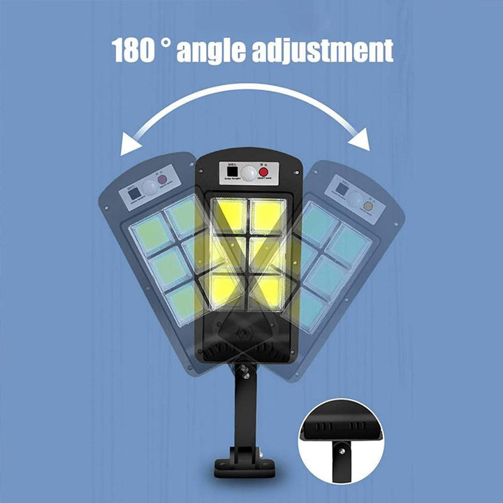 200W Outdoor Solar LED Lamp with Remote Control, Motion and Twilight Sensor | Bowlift