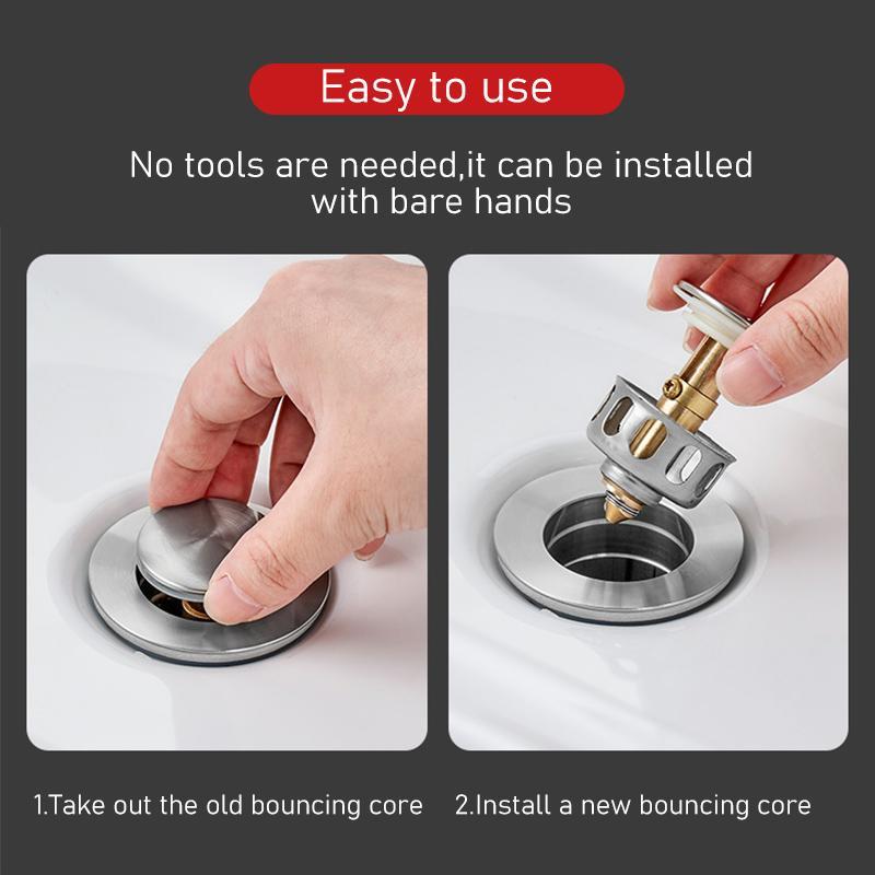 Universal Stainless Steel Pop-up Drain Filter | Bowlift