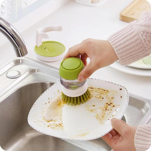 BowLift | Washing brush with integrated detergent dispenser