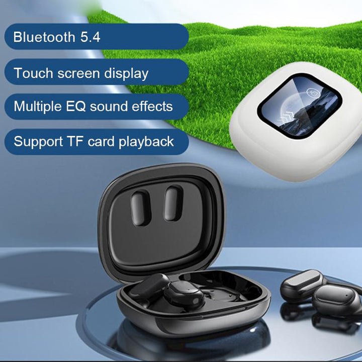 BowLift | LCD Open-Ear Wireless Bluetooth Earbuds
