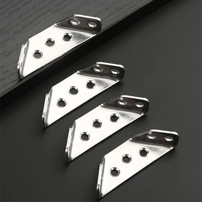 BowLift | Universal Stainless Steel Furniture Corner Connectors (10 pieces)