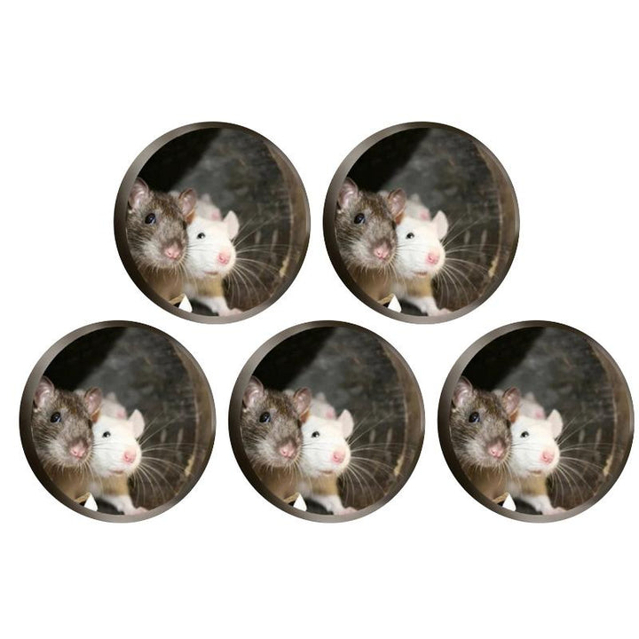 BowLift | Realistic 3D Mouse Hole Wall Sticker