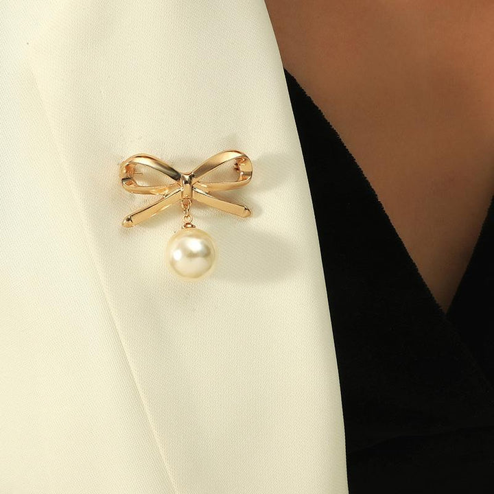 BowLift | Nail-free pearl scarf ring waist buckle