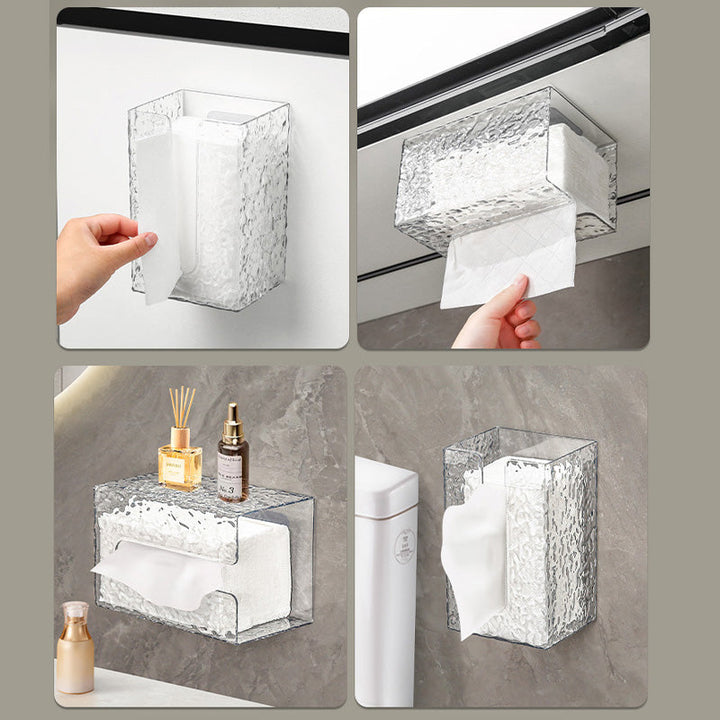 BowLift | Multifunctional Glacier Pattern Textile Box