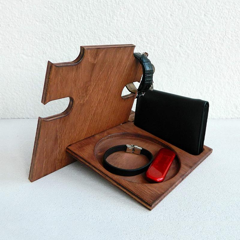 BowLift | Wood Desktop Storage Container