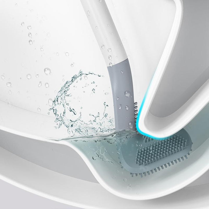 BowLift | Longer Handle Flexible Silicone Golf Toilet Brush