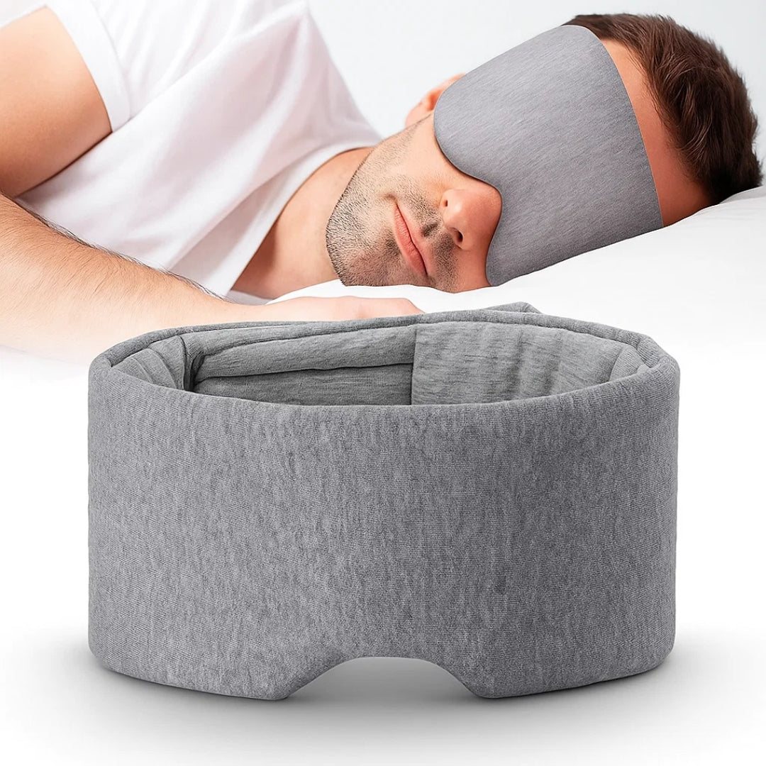Total Light Blocking – Soft Cotton Comfort – Breathable Fit – Blocks All Light for Travel, Naps & Deep Sleep Bowlift