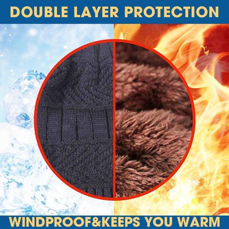 BowLift | Warm Beanie Cap With Scarf