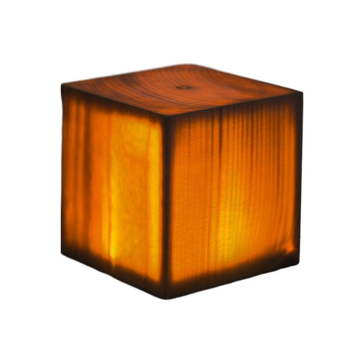 Cordless LED table lamp with rechargeable battery and touch control – Warm wood design for a cozy atmosphere | Bowlift