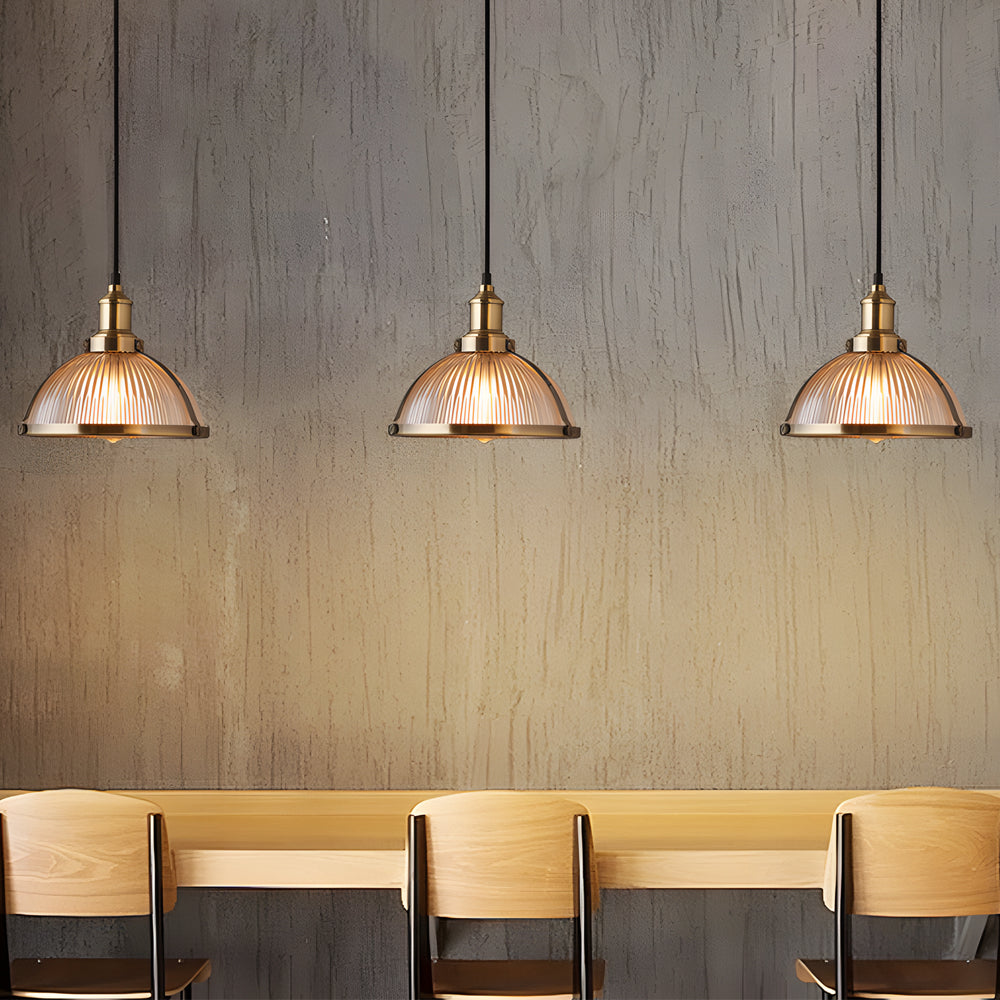 BowLift | GlimmerLux Chandelier - Retro striped luxury chandelier