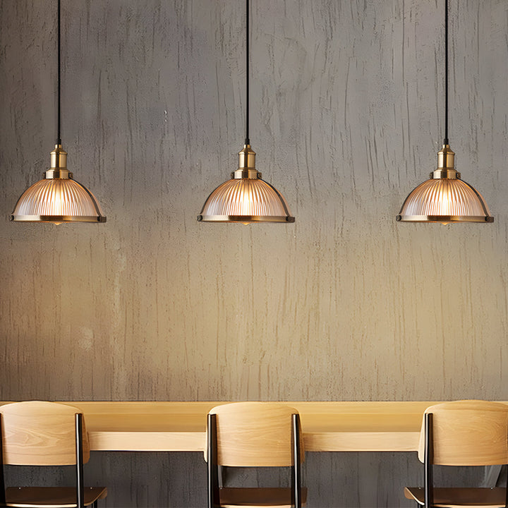 BowLift | GlimmerLux Chandelier - Retro striped luxury chandelier